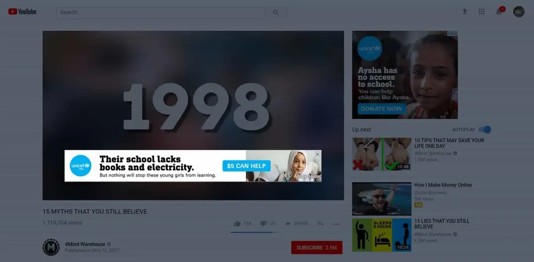 youtube overlay ads