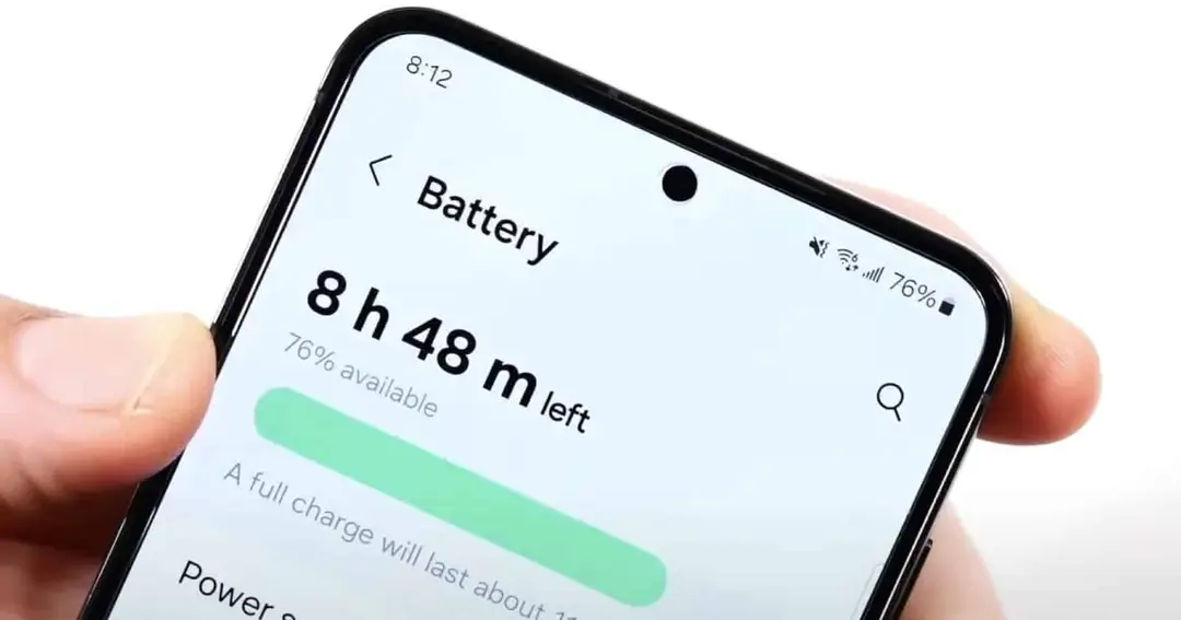 Samsung battery settings