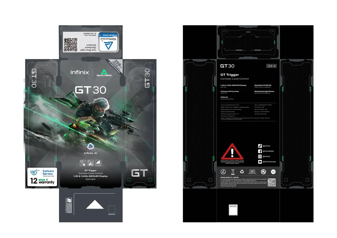 Official packaging