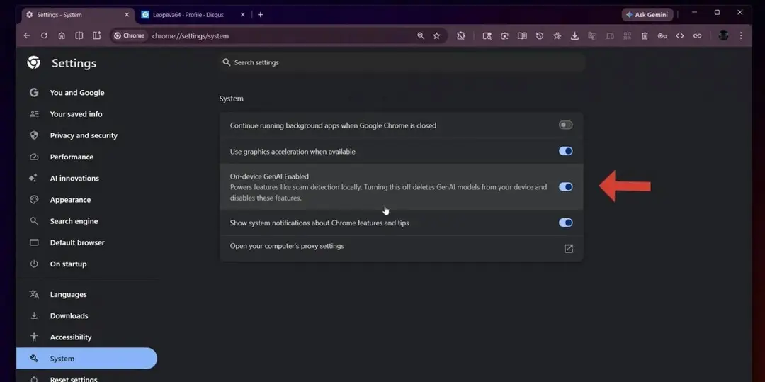 Google Chrome a