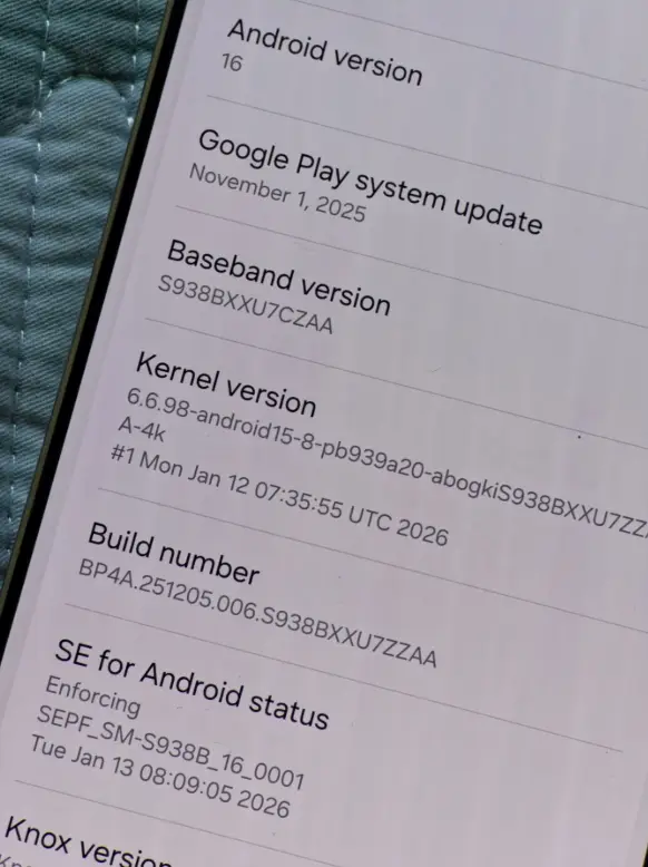 Samsung Update