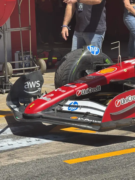 Ferrari's wing