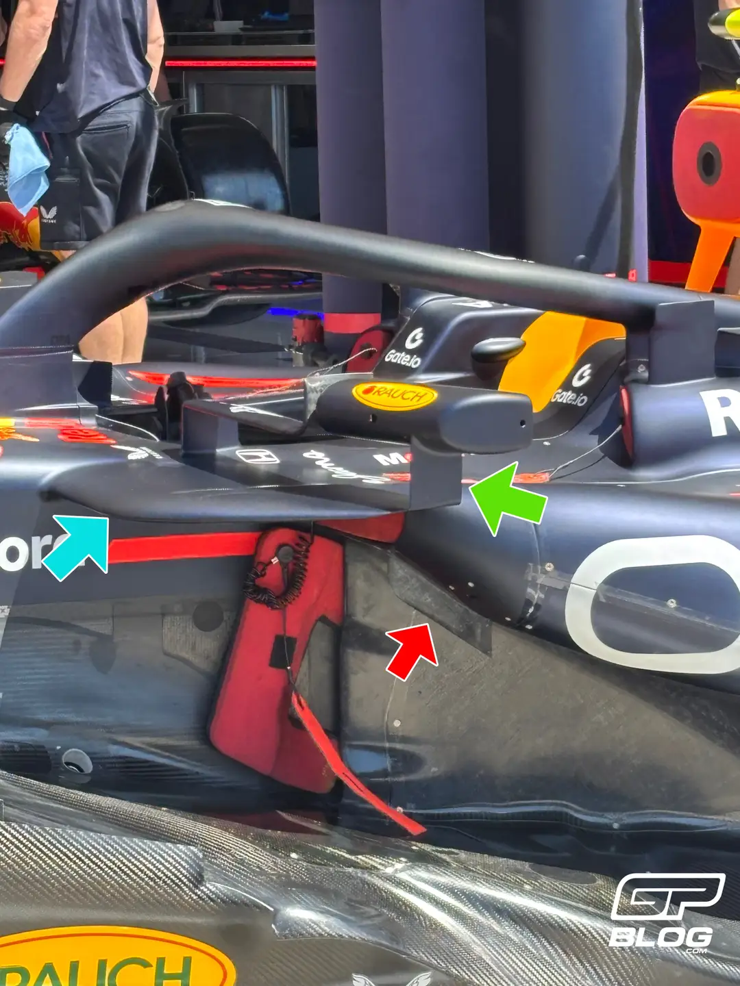 RB21's new tray above the cooling inlet&nbsp;