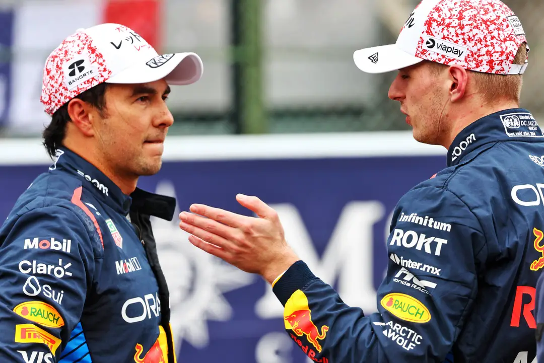 max verstappen en sergio perez