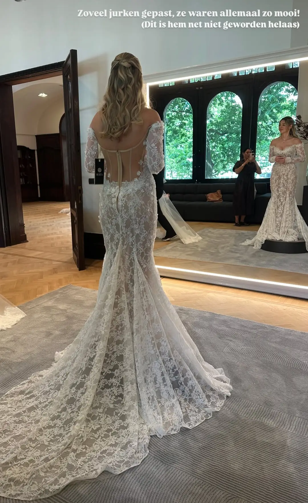 De post van Victoria Verstappen op Instagram
