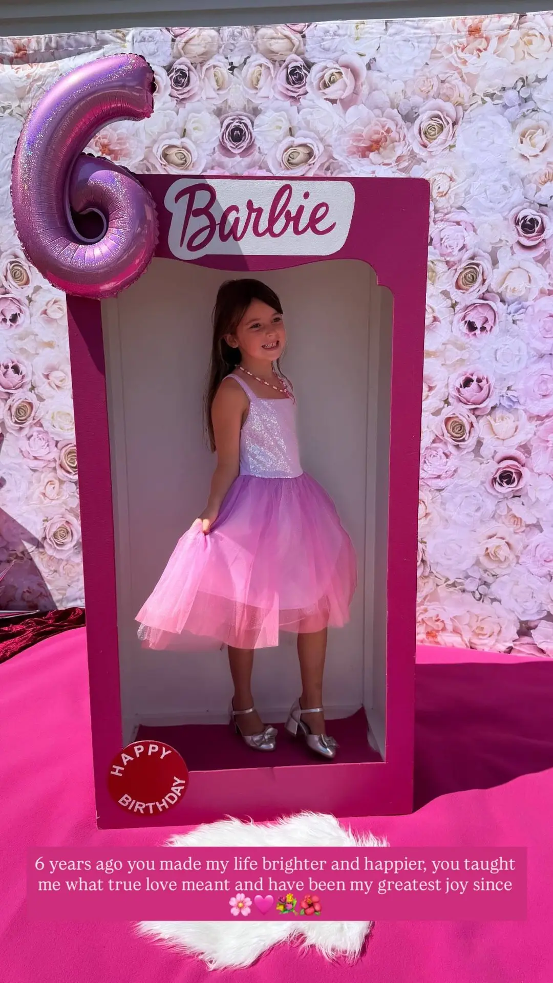 Penelope turns six on Monday, 28th July