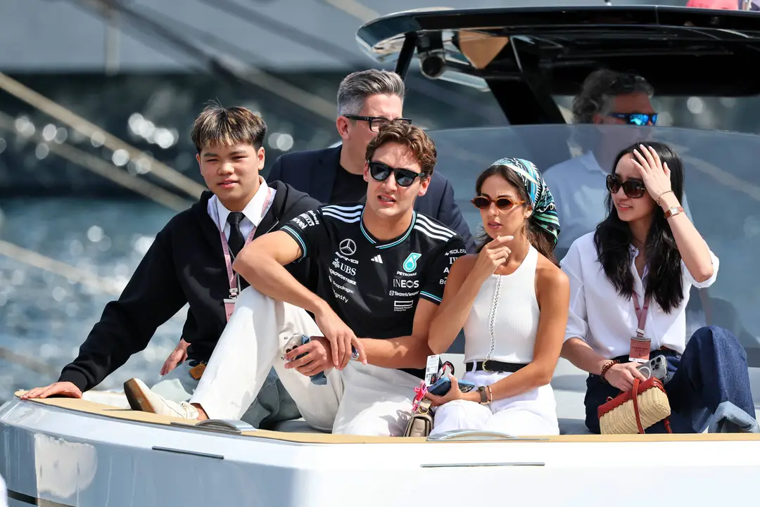 George Russell and Carmen Montero Mundt's relationship has been ongoing since 2020