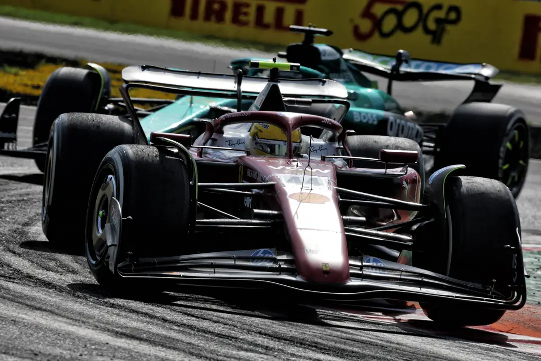 Lewis Hamilton tijdens de Italiaanse Grand Prix&nbsp;