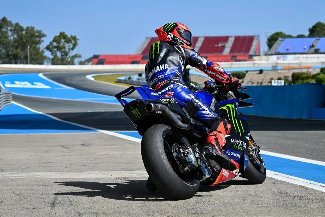 Quartararo tijdens de test in Jerez