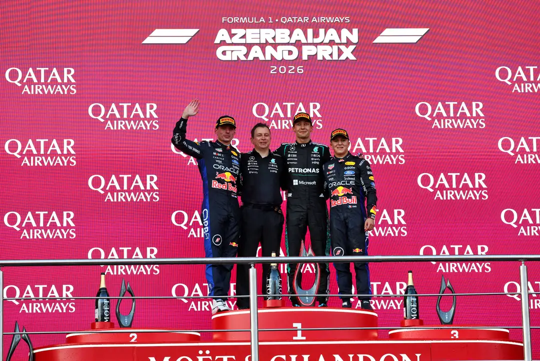 Baku podium