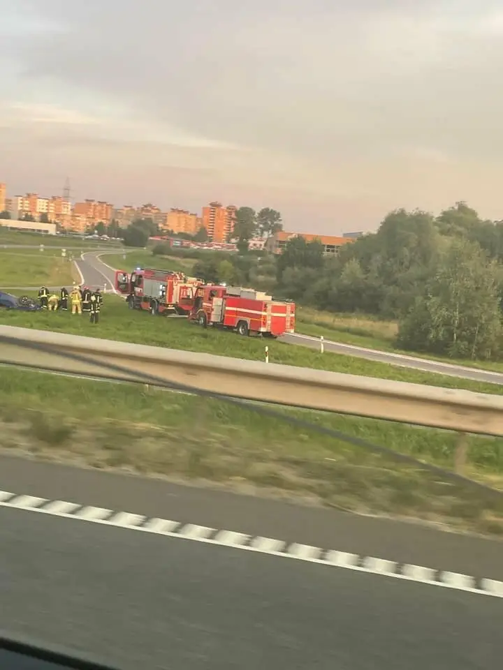 Avarija vakariniame aplinkkelyje / DELFI nuotr.