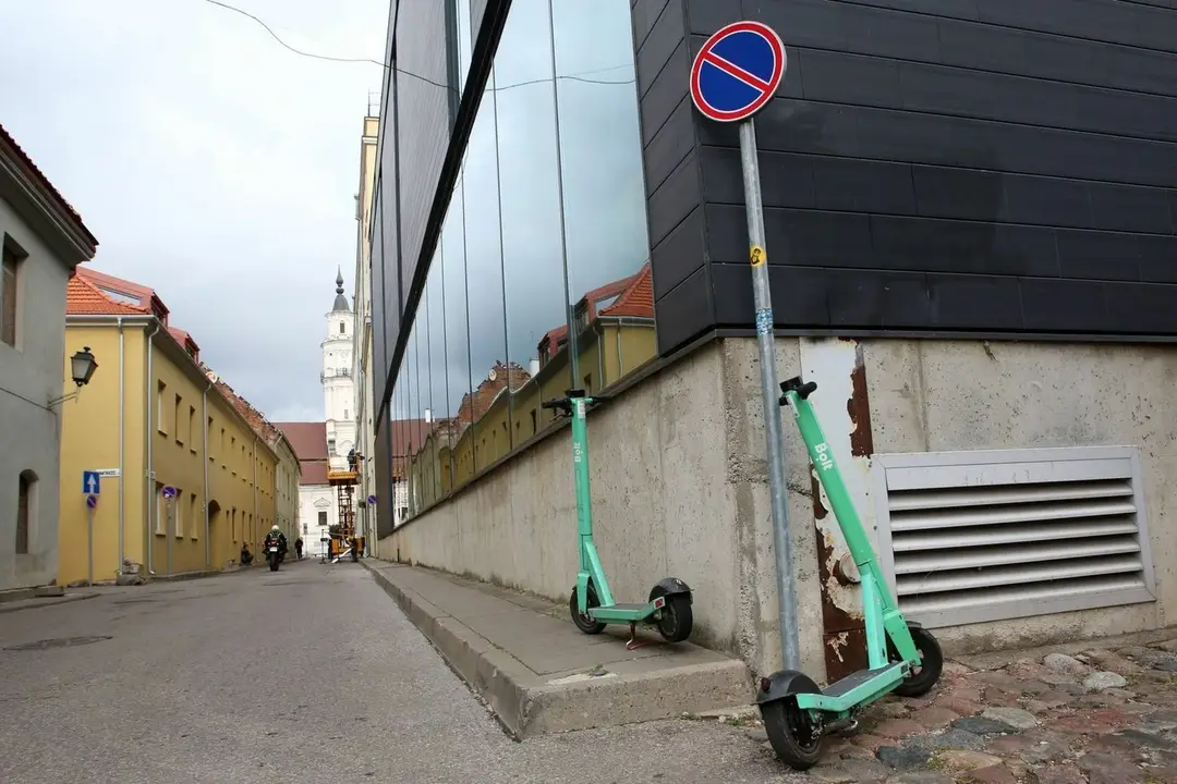 „Bolt“ elektriniai paspirtukai / M. Patašiaus nuotr.