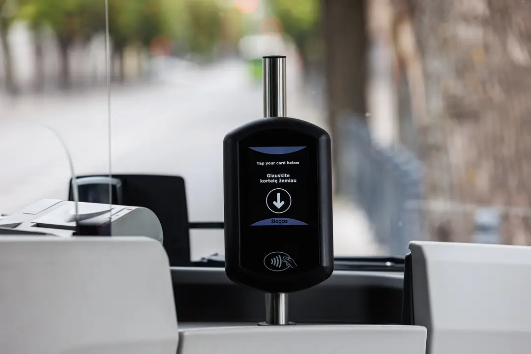 Viešajame transporte aktyvuojami STOP mygtukai