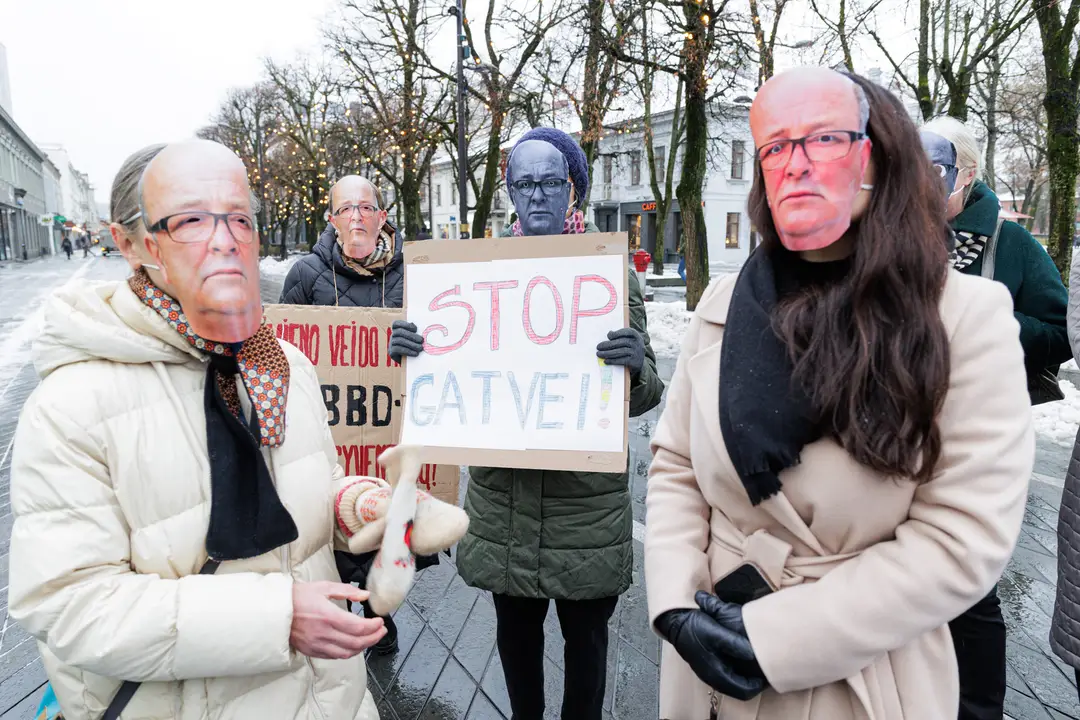 Miestiečių protestas dėl Šančių krantinės projekto