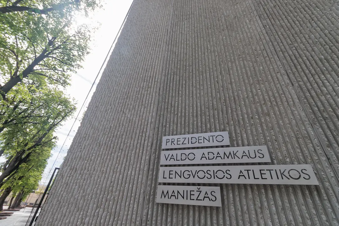 Lengvosios atletikos maniežo atidarymas / R. Tenio nuotr.