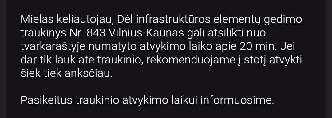 Gautas laiškas / skaitytojos nuotr.