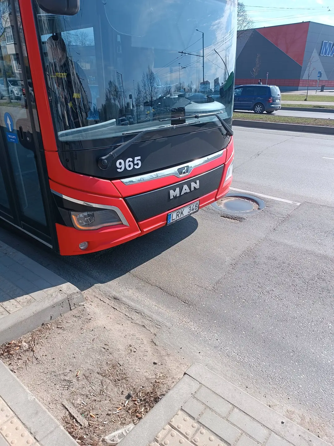 Incidentas autobuse / Skaitytojo nuotr.