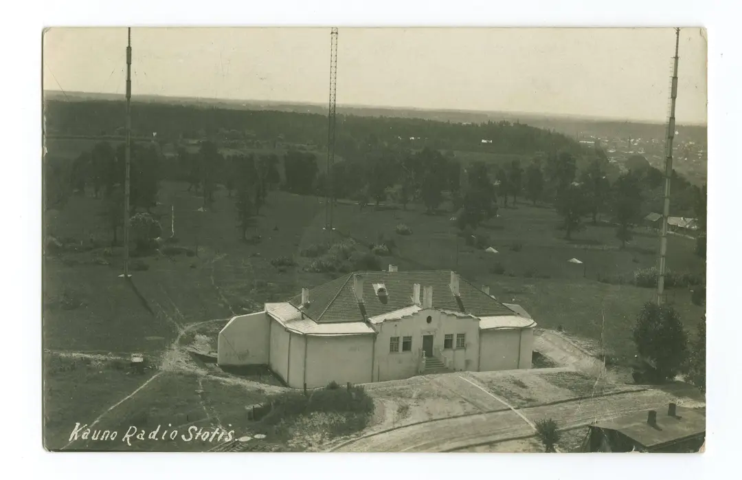 Kauno radijo stotis 1923-1935 m. / Iš A. Miliausko asmeninės kolekcijos, Ąžuolyno bibliotekos nuotr.