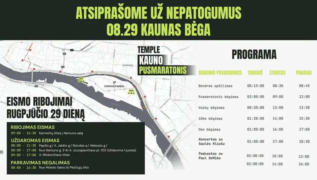 Eismo ribojimai, pusmaratonis