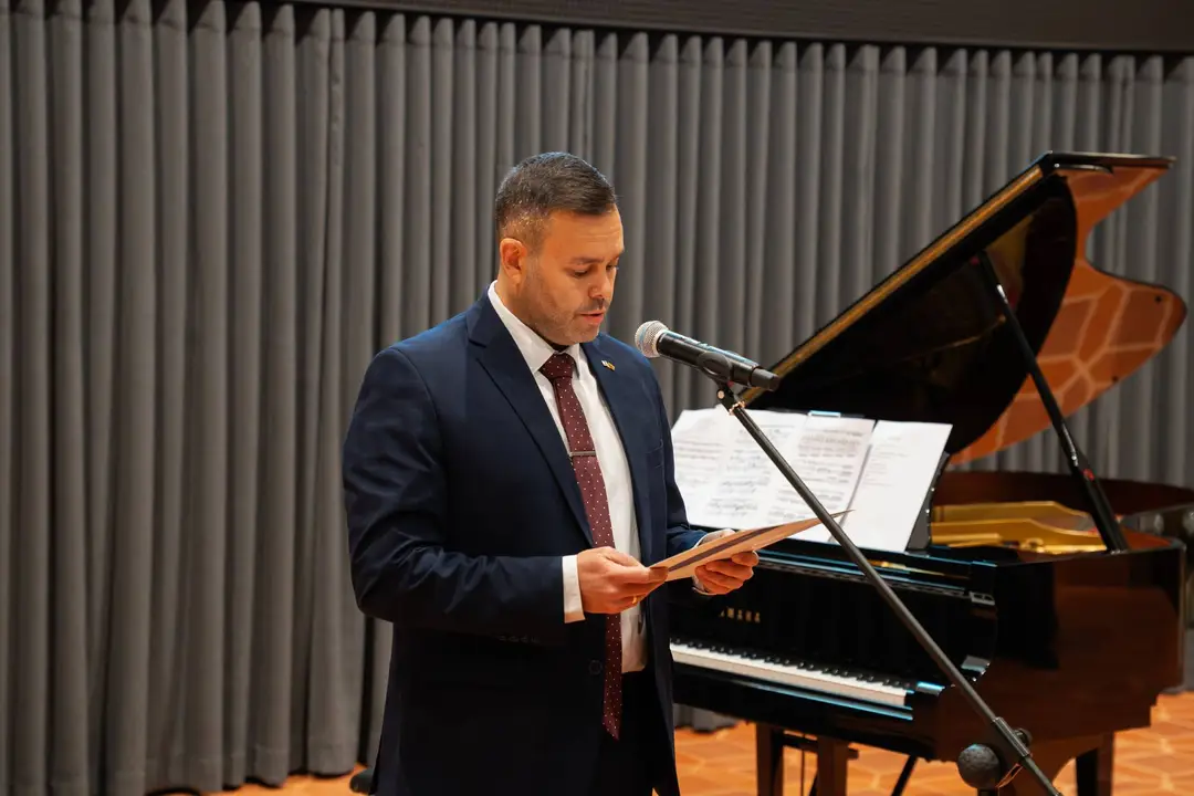 Izraelio Valstybės ambasadorės Lietuvoje pavaduotojas Shimon Pesach / R. Pryvalovo nuotr.