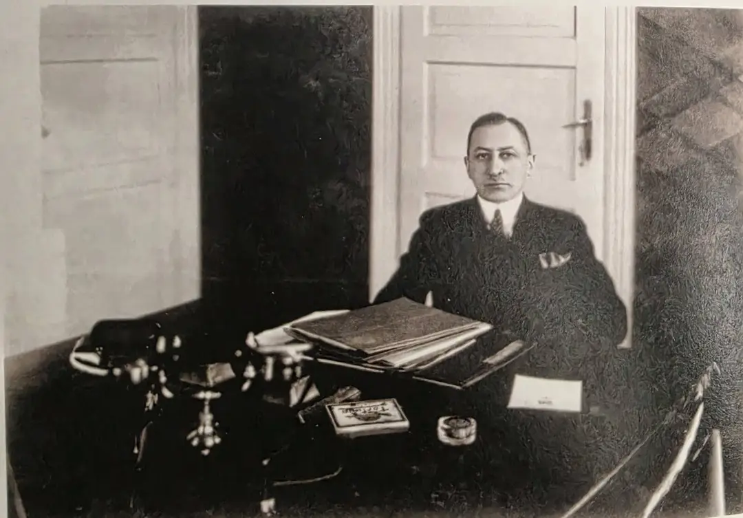 Akcinės bendrovės „I.B. Volfas-Engelman“ valdybos narys ir direktorius Sulimas Volfas. Kaunas XX a. 4 dešimtmetis. LCVA P-15327