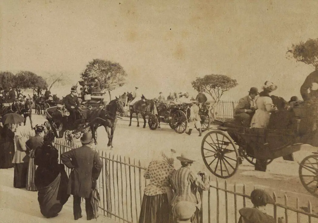 B. H. Tyszkiewiczius. Nica. Anglų promenada, 1892. Kauno rajono muziejus, inv. Nr. KRM F 904/4