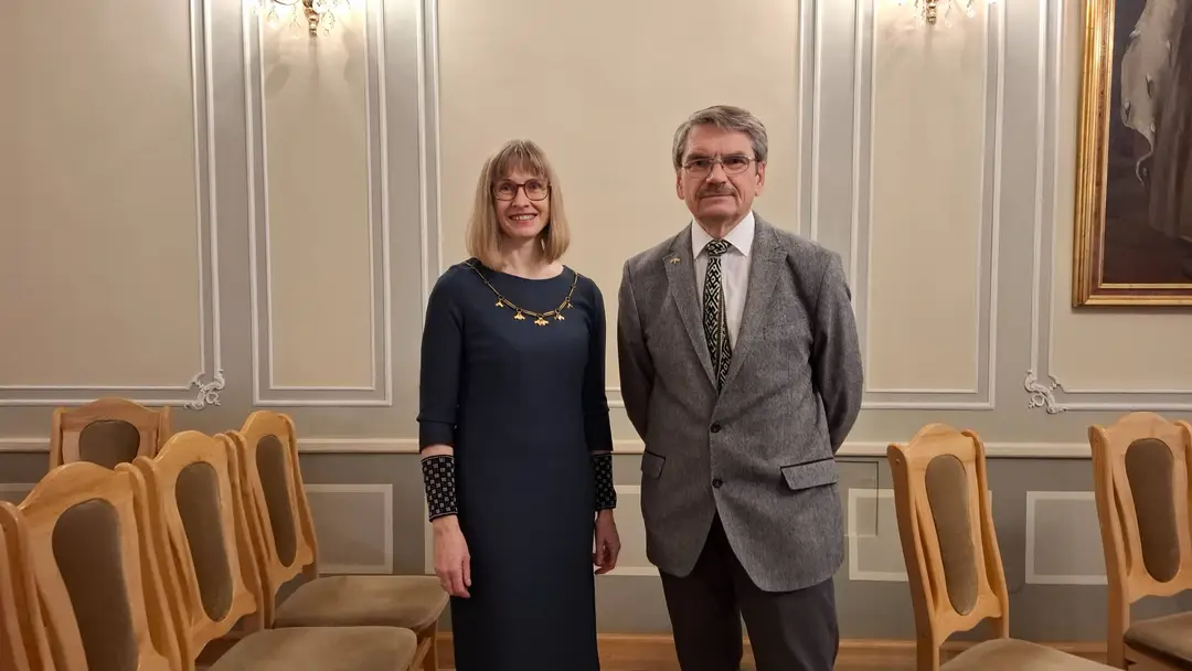 Leidinio „Kauno senamiestis: keliautojo žinynas“ autoriai dr. Junona Almonaitienė ir istorikas dr. Vytenis Almonaitis / S. Javaitytės nuotr.