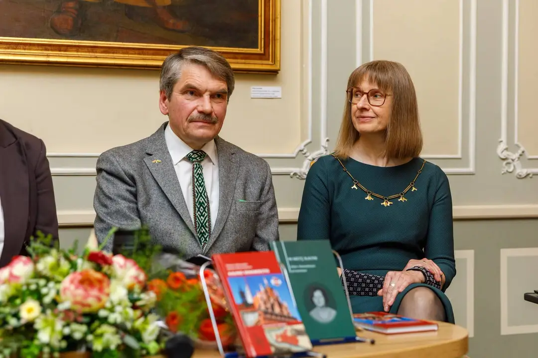 Istorikas dr. Vytenis Almonaitis ir dr. Junona Almonaitienė / Istorinės LR Prezidentūros nuotr.