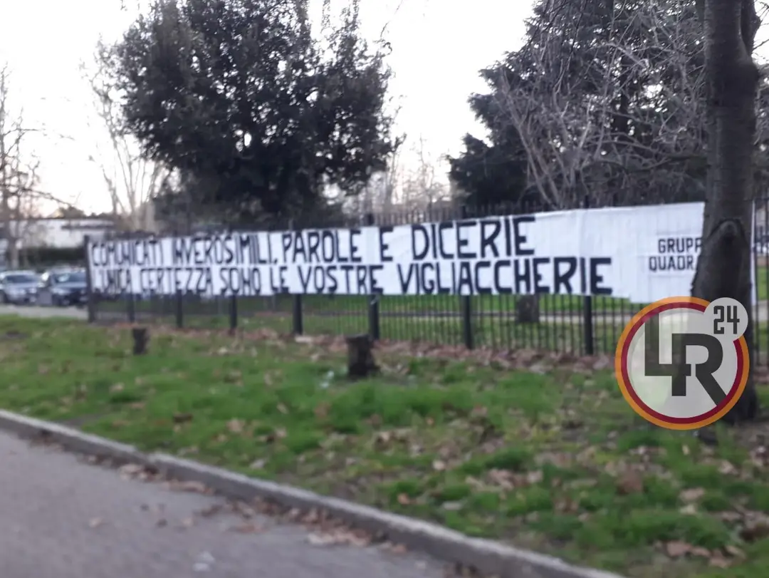 striscione friedkin