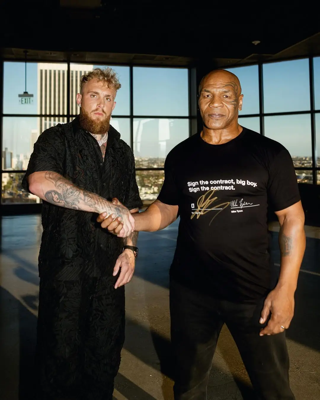 jake paul vecht tegen mike tyson
