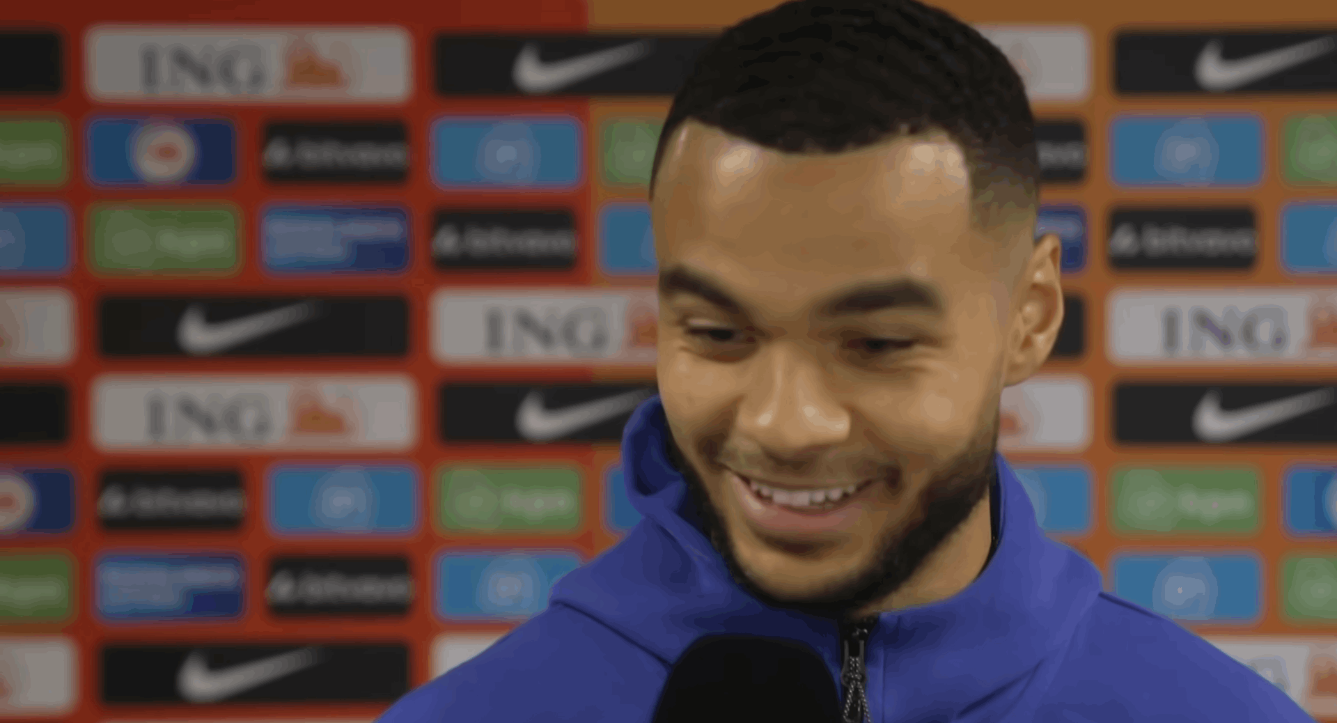 Cody Gakpo bij ESPN na Nederland-Hongarije