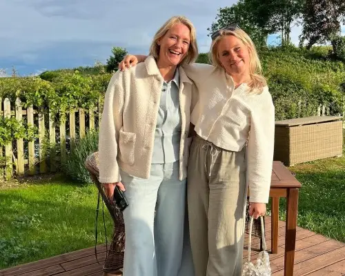 Antoinette Hertsenberg met haar dochter