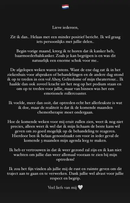 emma heesters schokt met slecht nieuws nachtmerrie van elke vrouw