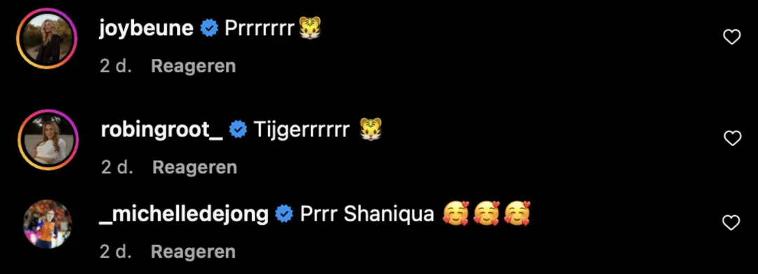 pien reacties