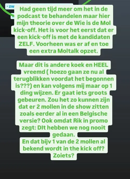 tina nijkamp denkt veel te weten over widm en deelt haar gedachtes