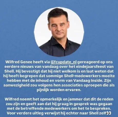Wilfred bevestigt dat hij niet welkom is!