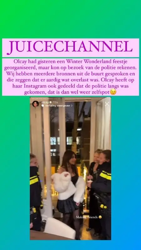 Olcay Gulsen feest