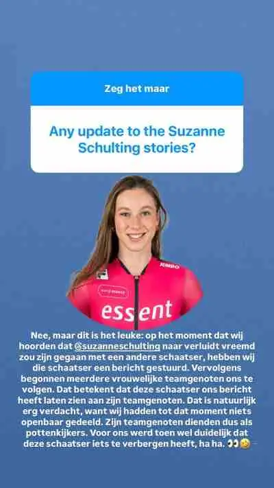 Suzanne Schulting plaatje