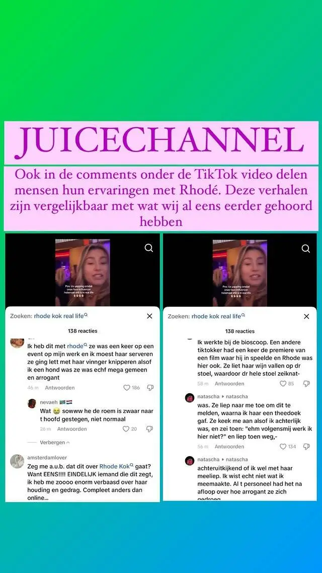 Reacties over Rhodé Kok online