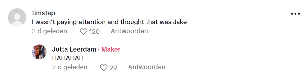 Reacties op de video Jutta Leerdam