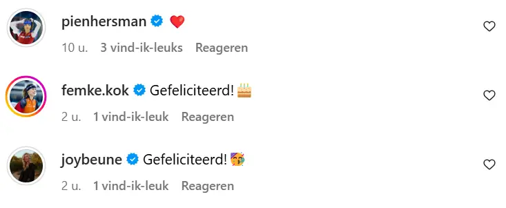 Angel Daleman jarig
