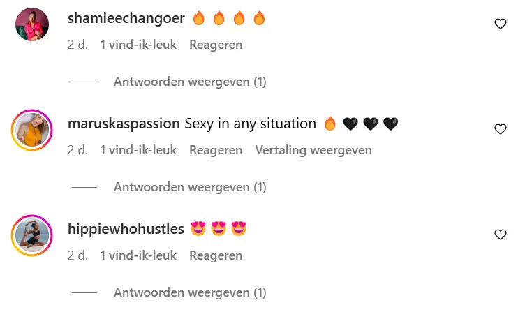 Reacties op post