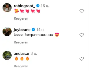 Reacties op de post
