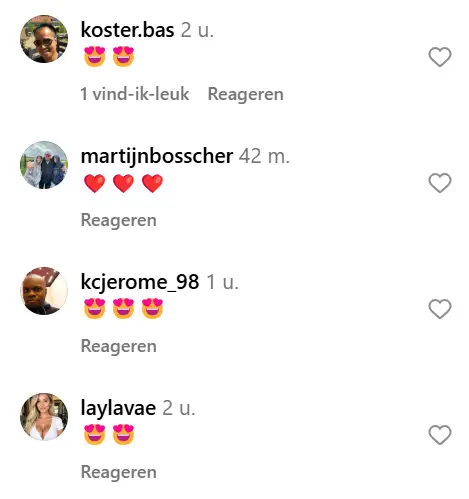 Reacties op de post