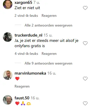 Reacties op de post
