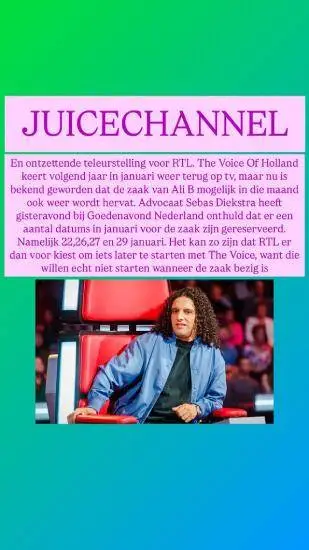 Ali B The Voice