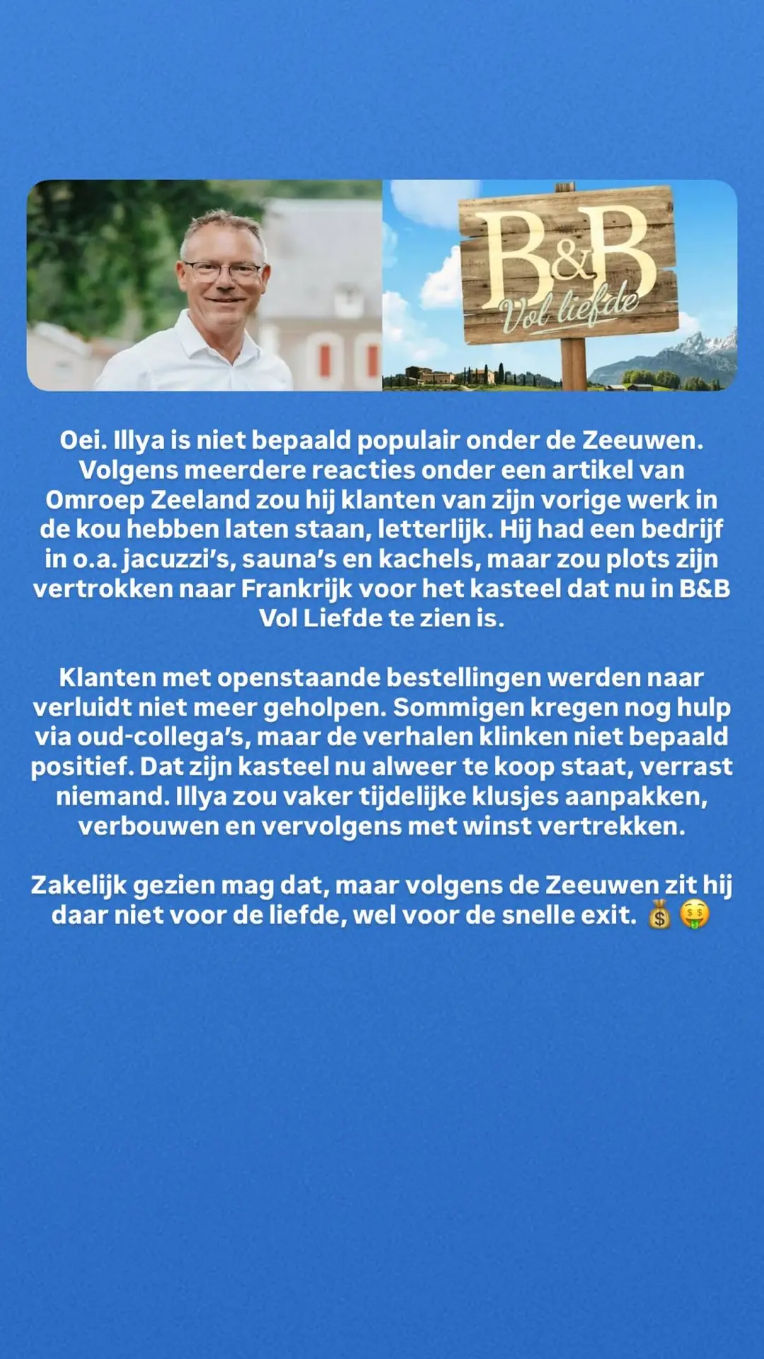 RealityFBI over Illya van B&amp;B Vol Liefde