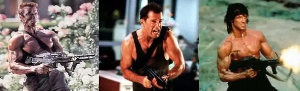 arnold schwarzenegger bruce willis sylvester stallone