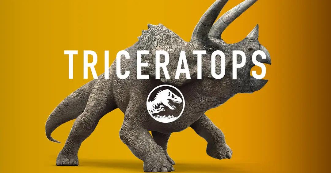 jurassic world triceratops share