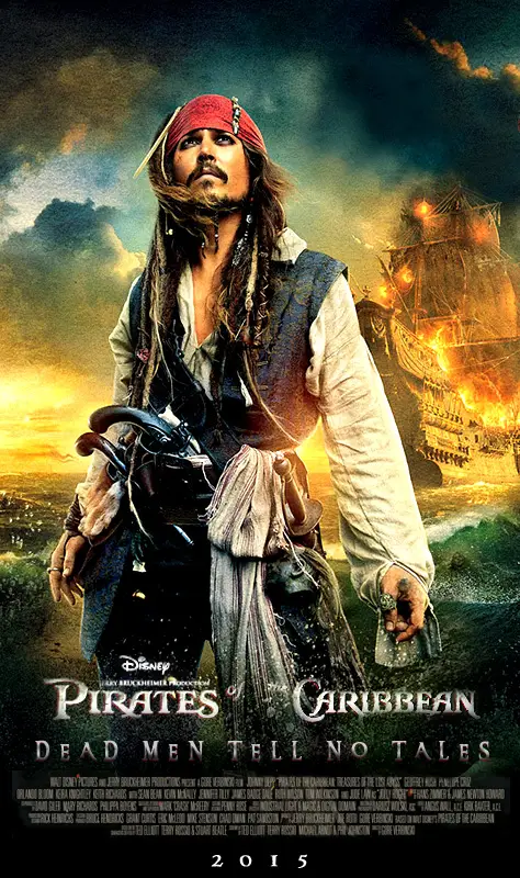 pirates of the caribbean 5 dead men tell no tales fan poster